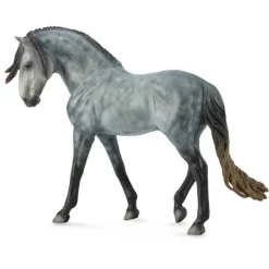 Andalusian Stallion Dark Dapple Grey 1:12 (Deluxe)