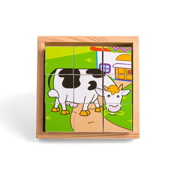 Animal Cube Puzzle