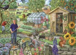 At The Allotment - BIG 500 Piece Jigsaw Puzzle