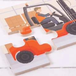 Big Movers (6 Piece Puzzles) - 3 Puzzles