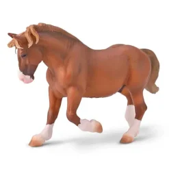 Breton Draft Horse Stallion (Chestnut)