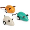 Cat & Mouse Pull Backs - Orange Cat