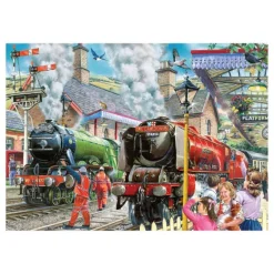 Checking the Line 1000 Piece Puzzle