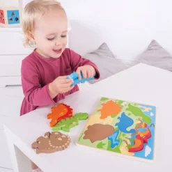 Chunky Lift Out Dinosaurs Puzzle