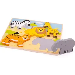 Chunky Lift Out Safari Puzzle