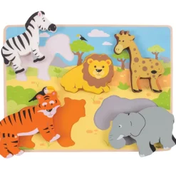 Chunky Lift Out Safari Puzzle