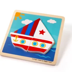 Chunky Lift-Out Puzzle - Boat