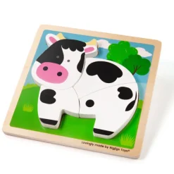 Chunky Lift-Out Puzzle - Cow