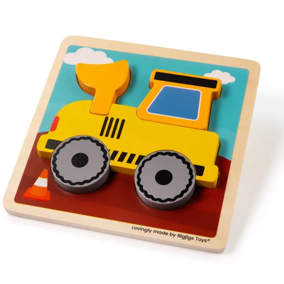 Chunky Lift-Out Puzzle - Digger