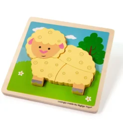 Chunky Lift-Out Puzzle - Sheep