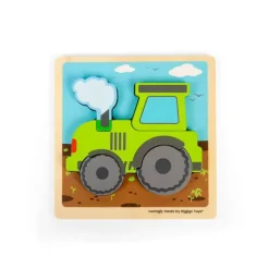 Chunky Lift-Out Puzzle - Tractor