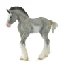 Clydesdale Foal Black Sabino Roan