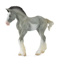 Clydesdale Foal Black Sabino Roan