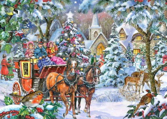 Coach Party - 1000 Piece Jigsaw Puzzle