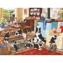 Collie Wobbles - 1000 Piece Jigsaw Puzzle