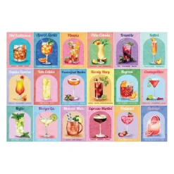 Colourful Cocktails 1000 Piece Puzzle