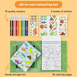 Colouring Set - Dinosaur