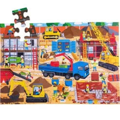 Construction Site Floor Puzzle (48 piece)