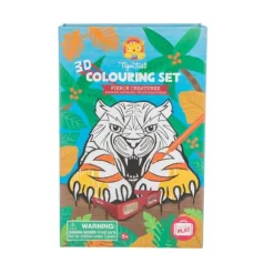 3D Colouring Set - Fierce Creatures