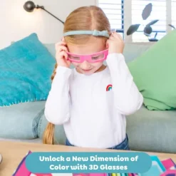 3D Colouring Set - Rainbow Dreams