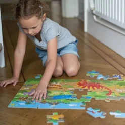 Dawn of the Dinosaur Floor Puzzle (48 piece)
