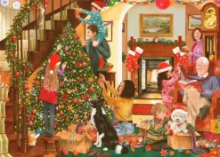Decorating The Tree - BIG 500 Piece Jigsaw Puzzle
