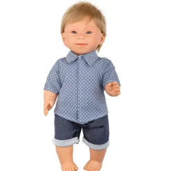 Dressed Boy Doll with Down Syndrome