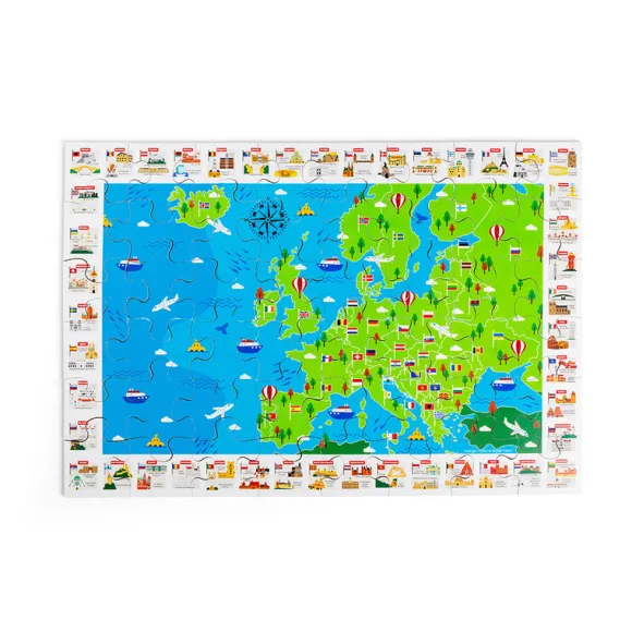 European Map Floor Puzzle (48pc)