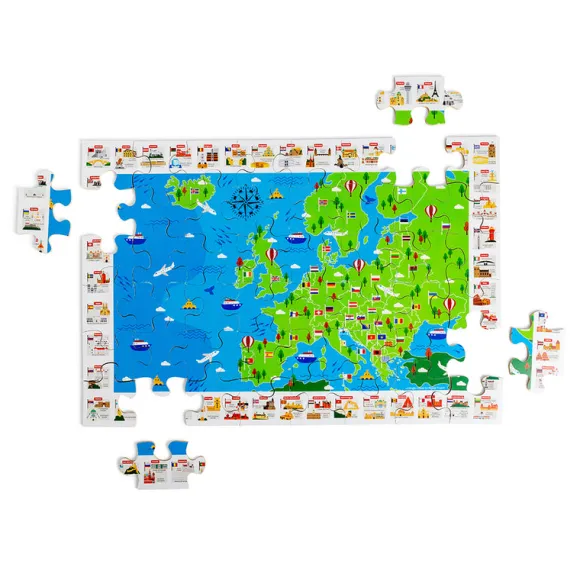 European Map Floor Puzzle (48pc)