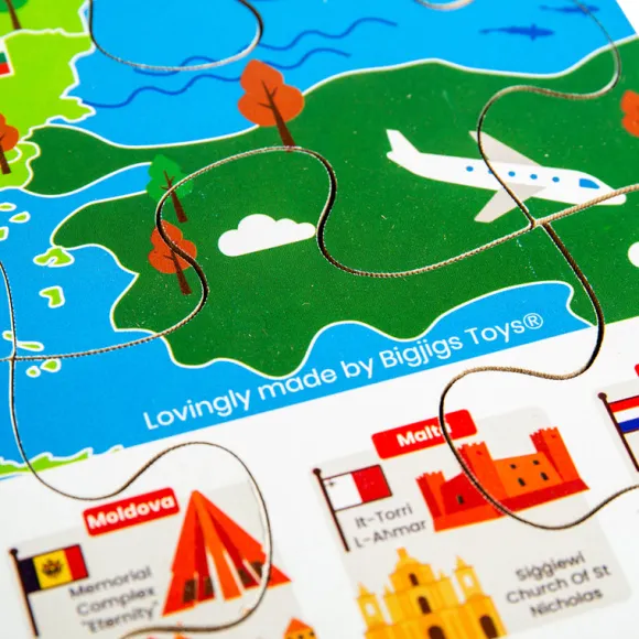 European Map Floor Puzzle (48pc)