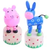 Farm Animal Pushup (Pack of 2 - Pig and Donkey)