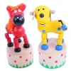 Farm Animal Pushup (Pack of 2 - Horse and Dog)