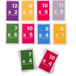 Flashcards - Multiplications 7 to 12