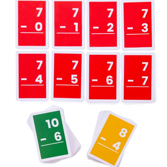 Flashcards - Subtraction 1 to 10