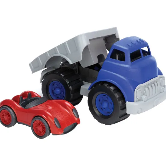 Flatbed Truck with Race Car