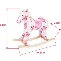 Floral Rocking Horse