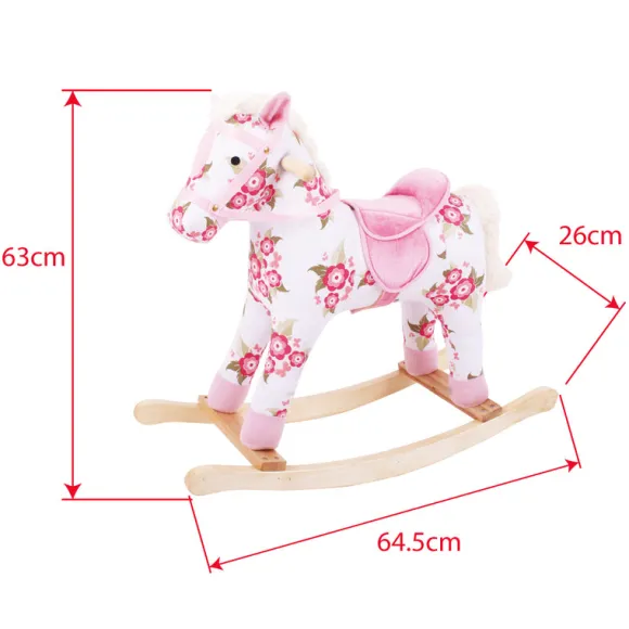 Floral Rocking Horse