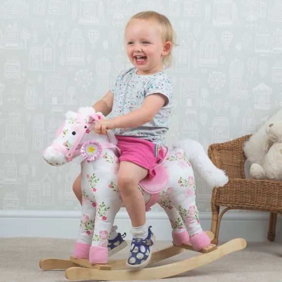 Floral Rocking Horse