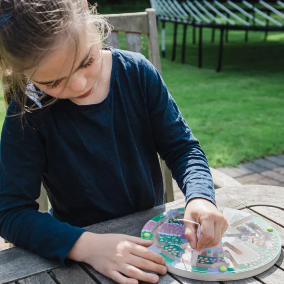Flower Garden Maze Puzzle