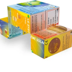 French Planets Solar System Statistics Cube Book