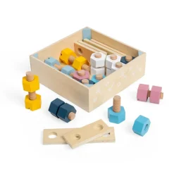 FSC® Certified Crate of Nuts & Bolts