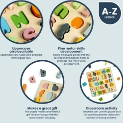 FSC® Certified Lowercase ABC Puzzle