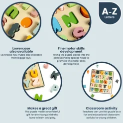 FSC® Certified Uppercase ABC Puzzle