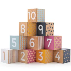 FSC® Certified Wooden Number Blocks
