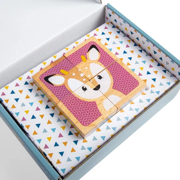FSC® Certified Woodland Cube Puzzle