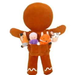 Gingerbread Man Hand and Finger Puppet Set