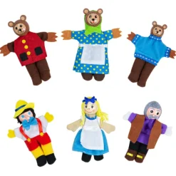 Goldilocks Finger Puppets
