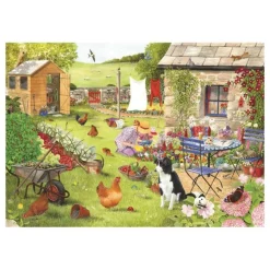 Grandma's Garden - BIG 500 Piece Jigsaw Puzzle