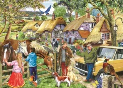 Horses & Hounds - BIG 500 Piece Jigsaw Puzzle