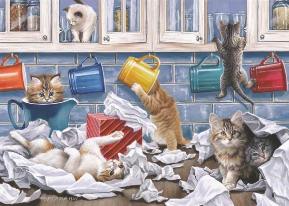Kitty Litter - BIG 250 Piece Jigsaw Puzzle